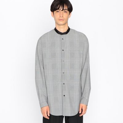 WOOL MICRO CHECK SHIRT lidnm - トップス