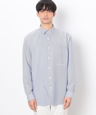 軽量 ウォッシャブル ストライプ シャツ（4730IG10） | COMME