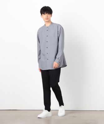 ウールライク バンドカラー シャツ（4730IK01） | COMME CA
