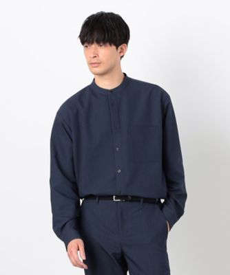ウールライク バンドカラー シャツ（4730IK01） | COMME CA