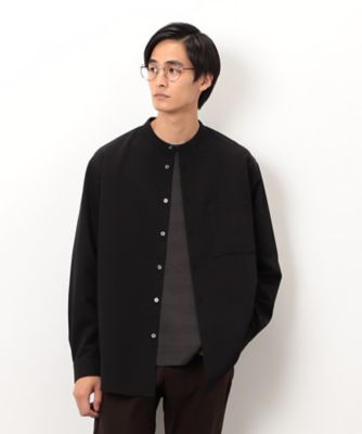 ウールライク バンドカラー 長袖シャツ（4730IM01） | COMME