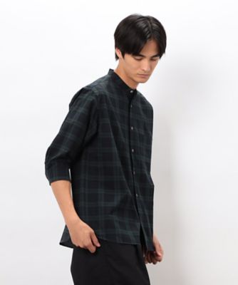 COOL DOTS ブラックウォッチ プリントシャツ