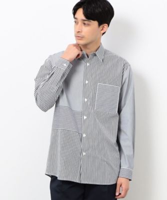 ロンドンストライプ コンビシャツ（4731IC09） | COMME CA ISM