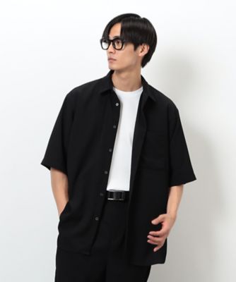 【セットアップ対応】ポリエステル　楊柳　５分袖シャツ（４７３３ＩＫ１１）