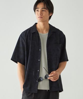 ポリエステルツイル アロハフラワープリントシャツ（4733IQ16