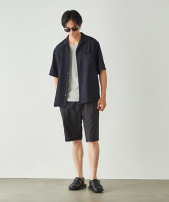 ポリエステルツイル アロハフラワープリントシャツ（4733IQ16