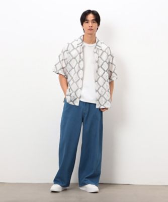 OUR こだわりシルエットのデニムパンツ　ライトブルー こだわりシルエットのデニムパンツ – OURHOME