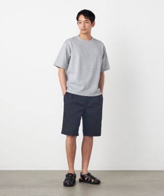 ポリエステルツイル ワンタックショートパンツ（4752PO35