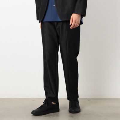 ＜COMME CA ISM (Men)＞【セットアップ対応】　ウォッシャブル　デニムライクジャージ　テーパードパンツ（４７５５ＰＣ１２）