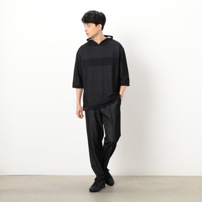 【セットアップ対応】　ウォッシャブル　デニムライクジャージ　テーパードパンツ（４７５５ＰＣ１２）