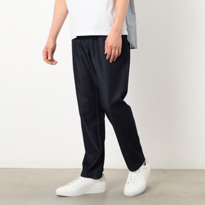 【セットアップ対応】　ウォッシャブル　デニムライクジャージ　テーパードパンツ（４７５５ＰＣ１２）