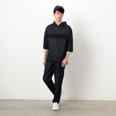【セットアップ対応】　ウォッシャブル　デニムライクジャージ　テーパードパンツ（４７５５ＰＣ１２）