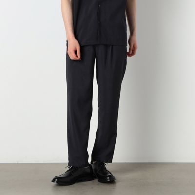 ＜COMME CA ISM (Men)＞【セットアップ対応】洗える　リネンライク　　テーパードパンツ（４７５５ＰＣ１５）