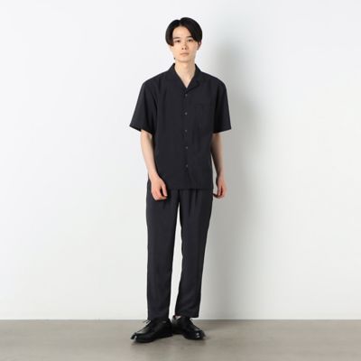【セットアップ対応】洗える　リネンライク　　テーパードパンツ（４７５５ＰＣ１５）