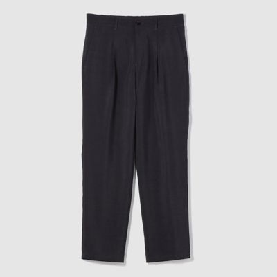 【セットアップ対応】洗える　リネンライク　　テーパードパンツ（４７５５ＰＣ１５）