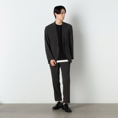 【セットアップ対応】洗える　リネンライク　　テーパードパンツ（４７５５ＰＣ１５）