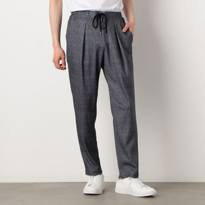 ＜COMME CA ISM (Men)＞【セットアップ対応】ウォッシャブル　メッシュ　インタックパンツ（４７５５ＰＣ２３）