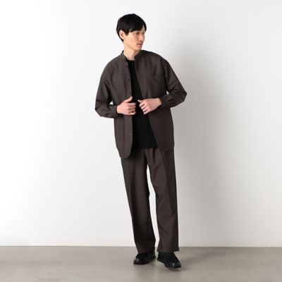 【セットアップ対応】　ウォッシャブル　ウールライク　リラックス　ワイドパンツ（４７５５ＰＥ０２）