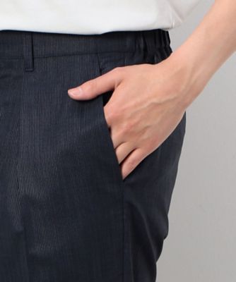 【セットアップ対応】エンボス　ストライププリント　テーパードパンツ（４７５５ＰＧ１３）