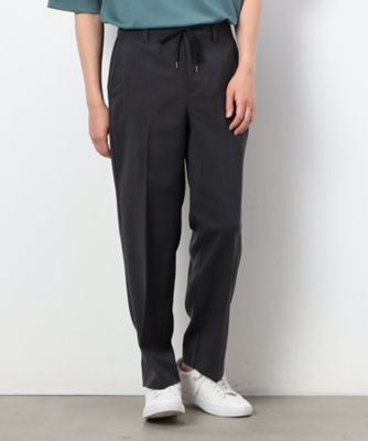 ＜COMME CA ISM (Men)＞★ＴＶドラマ着用商品★　ファンクショナル　ウールライクストレッチ　セミワイドスラックス（４７５５ＰＧ２０）