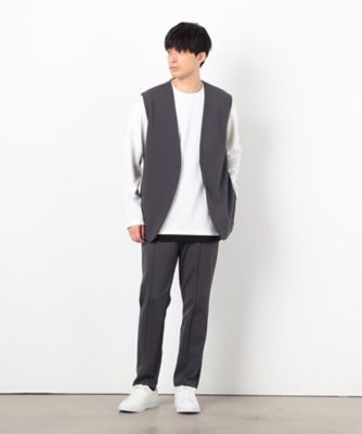 【セットアップ対応】綿混ダンボールニット　パンツ（４７５５ＰＫ０２）