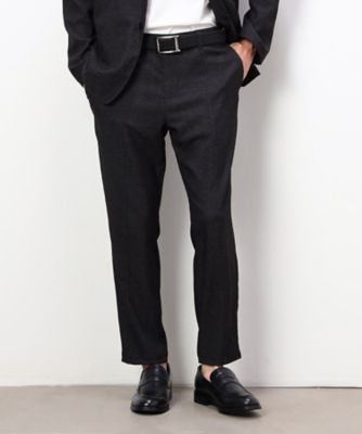 ポリエステルコットン スリムテーパードパンツ | TOMORROWLAND (Men