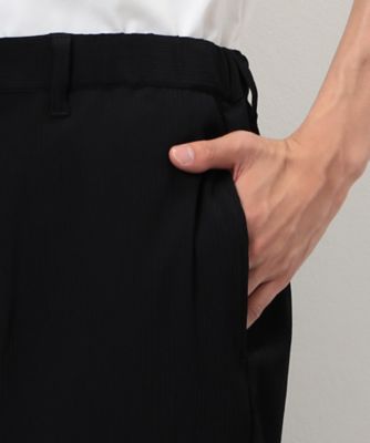【セットアップ対応】ポリエステル　楊柳　ワイドテーパードパンツ（４７５６ＰＫ１１）