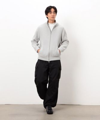 ポリエステルツイル ワイドシルエット カーゴパンツ（4756PM29