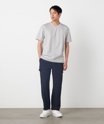 デニムライクストレッチ ジョガーカーゴパンツ（4756PO13
