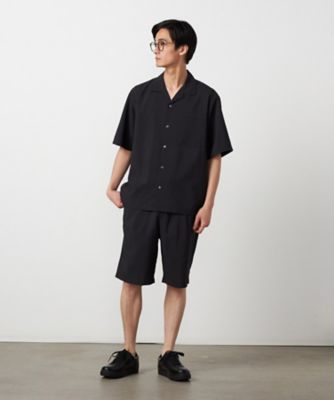 吸水速乾】リネンライクポリエステル ショートパンツ