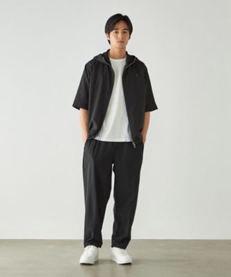 リップストップ ナイロンストレッチ ワイドバルーンパンツ