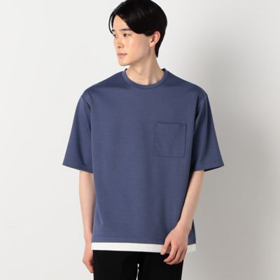 ☆ＴＶドラマ着用商品☆ ストレッチポンチ フェイクレイヤード Ｔ