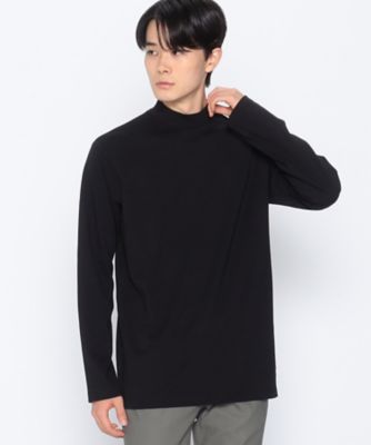 エッセンシャルコットン　　モックネックＴシャツ（長袖）（４７６０ＴＥ０９）