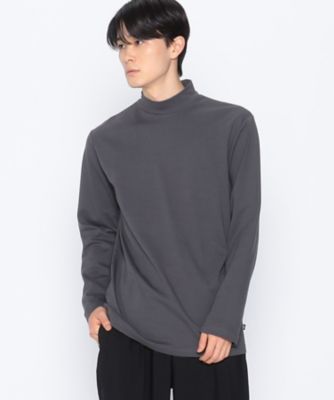 エッセンシャルコットン　　モックネックＴシャツ（長袖）（４７６０ＴＥ０９）