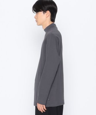 エッセンシャルコットン　　モックネックＴシャツ（長袖）（４７６０ＴＥ０９）