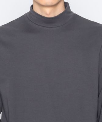 エッセンシャルコットン　　モックネックＴシャツ（長袖）（４７６０ＴＥ０９）