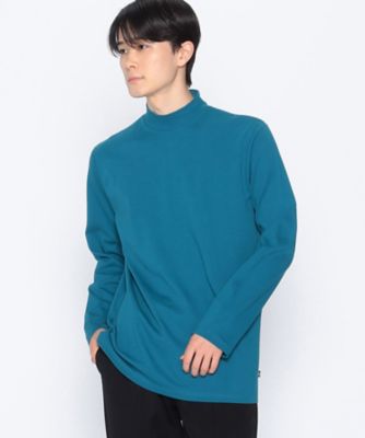 エッセンシャルコットン　　モックネックＴシャツ（長袖）（４７６０ＴＥ０９）