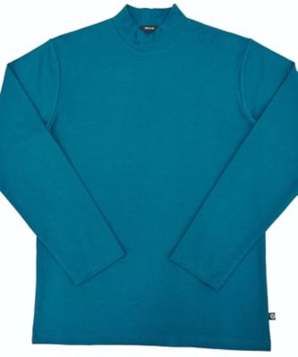 エッセンシャルコットン　　モックネックＴシャツ（長袖）（４７６０ＴＥ０９）