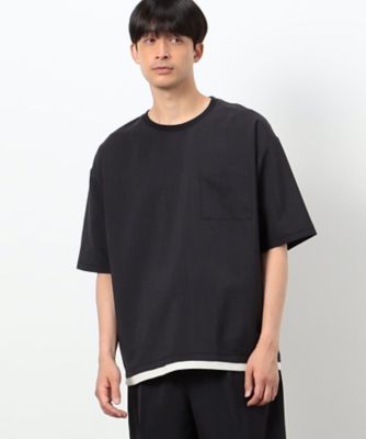 ファンクショナル　リネンライク　布帛Ｔシャツ（４７６０ＴＧ１１）