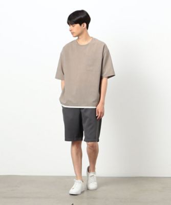ファンクショナル　リネンライク　布帛Ｔシャツ（４７６０ＴＧ１１）