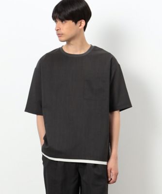 ファンクショナル　リネンライク　布帛Ｔシャツ（４７６０ＴＧ１１）