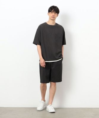 ファンクショナル　リネンライク　布帛Ｔシャツ（４７６０ＴＧ１１）
