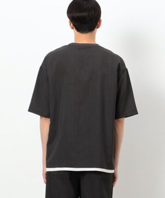ファンクショナル　リネンライク　布帛Ｔシャツ（４７６０ＴＧ１１）