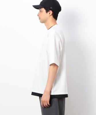 フェイクレイヤード　キーネックＴシャツ（４７６０ＴＧ１２）