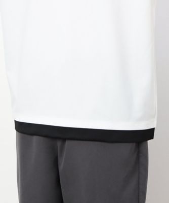 フェイクレイヤード　キーネックＴシャツ（４７６０ＴＧ１２）