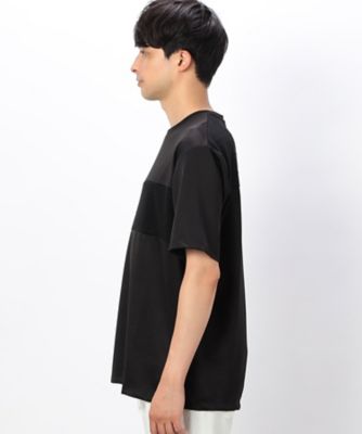 ケーブル柄ジャカード　コンビデザインＴシャツ（４７６０ＴＧ１６）
