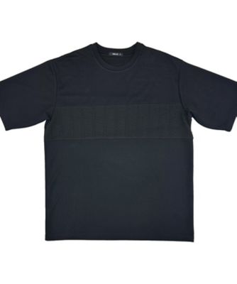 ケーブル柄ジャカード　コンビデザインＴシャツ（４７６０ＴＧ１６）