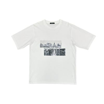 【接触冷感機能】　Ｆｅｅｌ－Ｃｏｏｌ　フォトＴシャツ　「Ｃｉｔｙ」（４７６０ＴＧ５３）