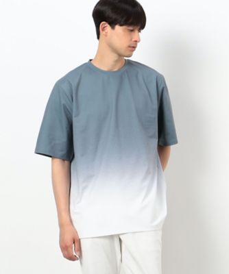 ＜COMME CA ISM (Men)＞カラーグラデーション　プリント　Ｔシャツ（４７６０ＴＧ６４）