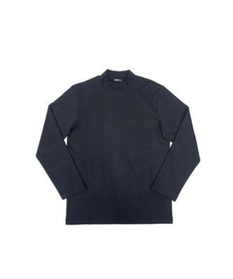 コットンスムース　モックネックＴシャツ　　（長袖）（４７６０ＴＩ０８）